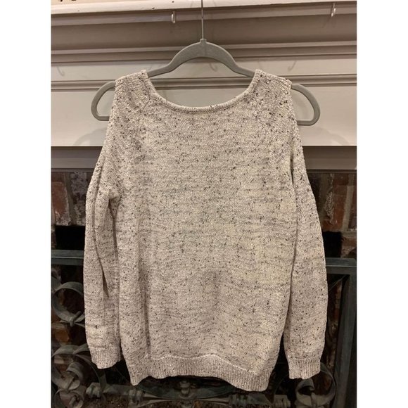 TART cold shoulder sweater, size women’s small, grey (bin BB) - Picture 4 of 4